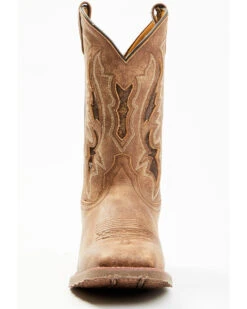 Laredo Men's Distressed Leather Western Boots - Broad Square Toe -Walk The West Sales 2000356834 280 P4