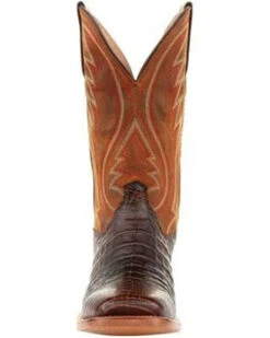 Durango Men's Arena Pro Exotic Caiman Skin Western Boots - Square Toe -Walk The West Sales 2000359774 200 P4