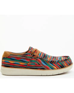 RANK 45 Men's Griffin 3 Southwestern Print Bison Canvas Casual Shoe - Moc Toe -Walk The West Sales 2000361411 900 P2