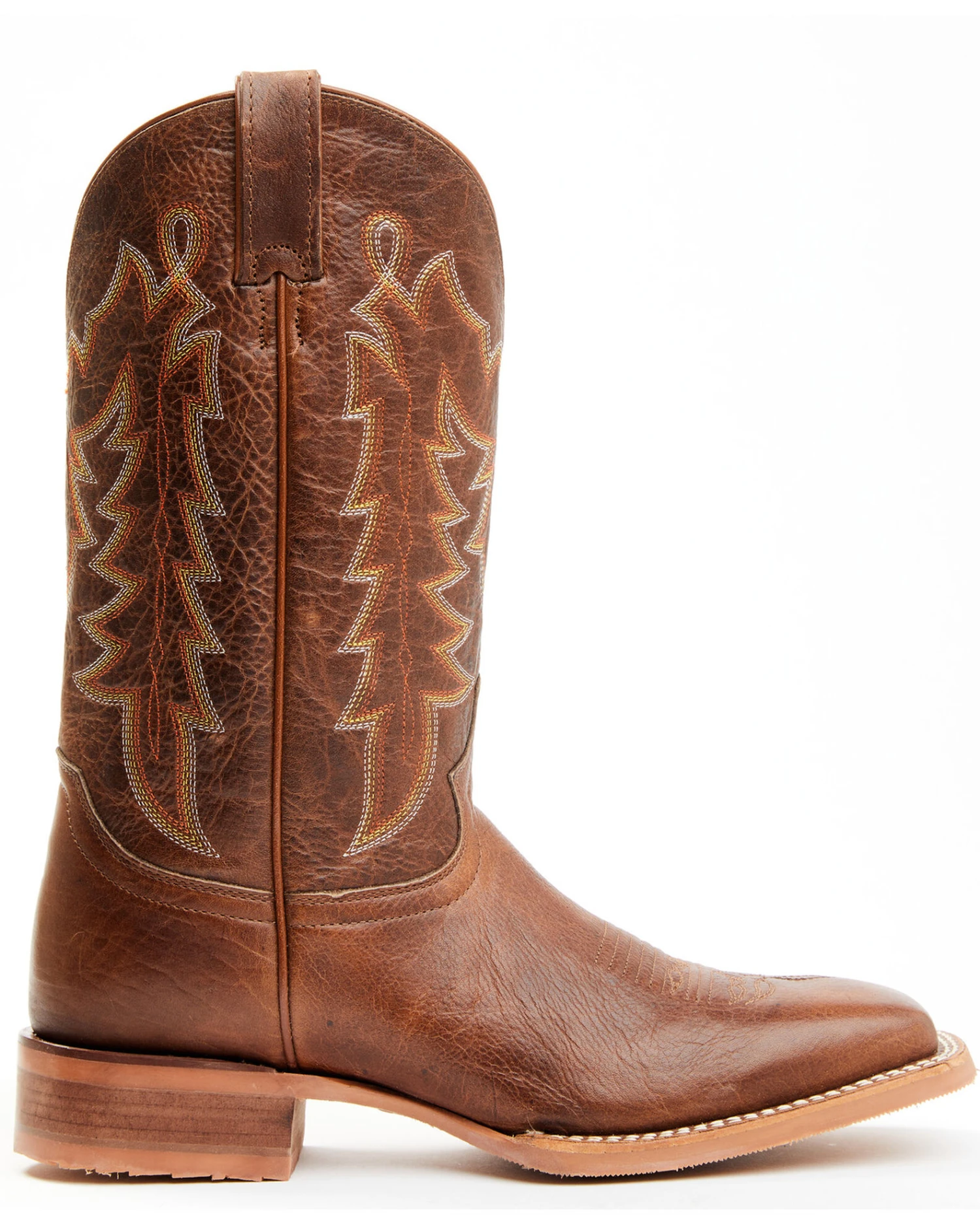 Justin Men's Carsen Camel Brown Cowhide Performance Leather Western Boots - Square Toe 8 Justin Men's Carsen Camel Brown Cowhide Performance Leather Western Boots - Square Toe - Image 6