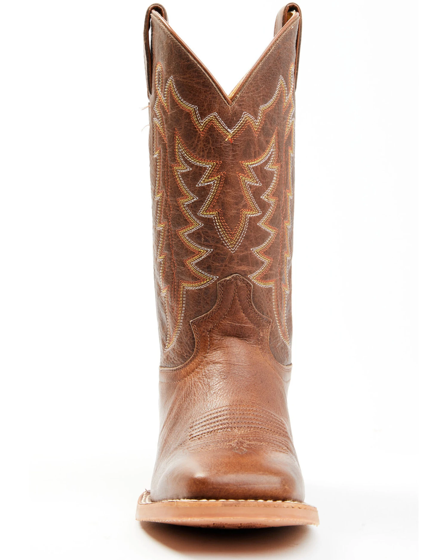 Justin Men's Carsen Camel Brown Cowhide Performance Leather Western Boots - Square Toe 4 Justin Men's Carsen Camel Brown Cowhide Performance Leather Western Boots - Square Toe - Image 2