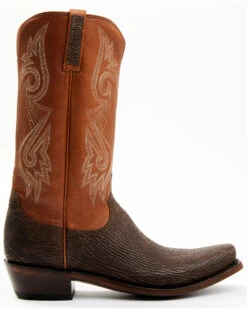 Lucchese Men's Exotic Shark Cowhide Western Boots - Square Toe -Walk The West Sales 2000364797 200 P2