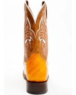 Dan Post Men's Buttercup Eel Exotic Western Boots - Broad Square Toe -Walk The West Sales 2000366811 200 P5