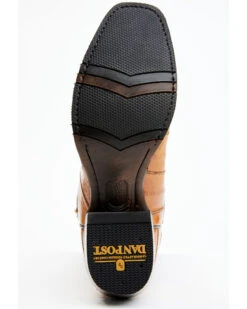 Dan Post Men's Camel Eel Exotic Western Boots - Square Toe -Walk The West Sales 2000366816 200 P7