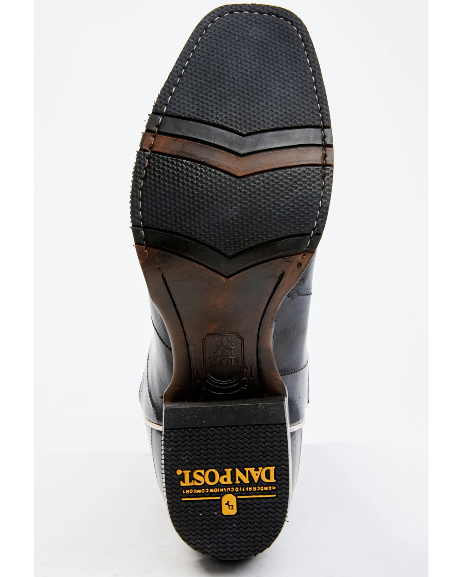 Dan Post Men's Eel Exotic Blue Western Boots - Square Toe 5 Dan Post Men's Eel Exotic Blue Western Boots - Square Toe - Image 3