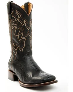 Cody James Men's Exotic Ostrich Leg Western Boots - Broad Square Toe -Walk The West Sales 2000371852 001 P1