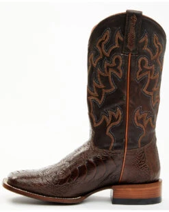 Cody James Men's Antique Cafe Ostrich Leg Exotic Western Boots - Broad Square Toe -Walk The West Sales 2000371853 200 P3