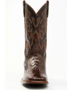 Cody James Men's Antique Cafe Ostrich Leg Exotic Western Boots - Broad Square Toe -Walk The West Sales 2000371853 200 P4