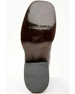 Cody James Men's Antique Cafe Ostrich Leg Exotic Western Boots - Broad Square Toe -Walk The West Sales 2000371853 200 P7