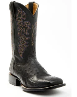 Cody James Men's Exotic Full-Quill Ostrich Western Boots - Broad Square Toe -Walk The West Sales 2000371860 001 P1