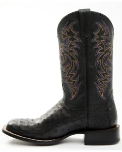 Cody James Men's Exotic Full-Quill Ostrich Western Boots - Broad Square Toe -Walk The West Sales 2000371860 001 P3