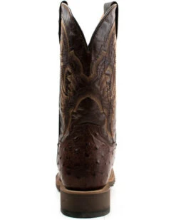 Dan Post Men's Alamosa Hand Ostrich Quill Western Boots - Broad Square Toe -Walk The West Sales 2000375987 200 P5