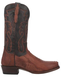 Dan Post Men's Sprinter Ostrich Leg Exotic Western Boots - Square Toe -Walk The West Sales 2000378342 240 P2