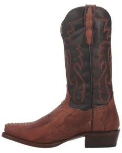Dan Post Men's Sprinter Ostrich Leg Exotic Western Boots - Square Toe -Walk The West Sales 2000378342 240 P3