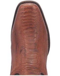 Dan Post Men's Sprinter Ostrich Leg Exotic Western Boots - Square Toe -Walk The West Sales 2000378342 240 P6
