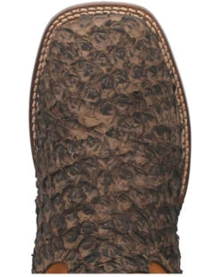 Dan Post Men's Dorsal Sea Bass Exotic Western Boots - Broad Square Toe