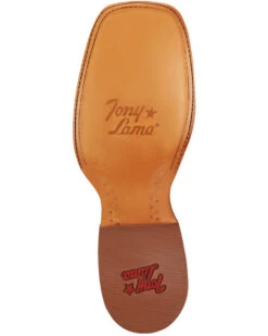 Tony Lama Men's Alamosa Smooth Ostrich Western Boots - Broad Square Toe -Walk The West Sales 2000379341 200 P7