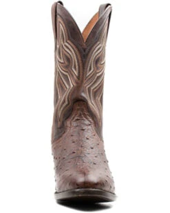 Dan Post Men's 12" Hand Quill French Exotic Western Boots - Medium Toe -Walk The West Sales 2000381738 220 P4