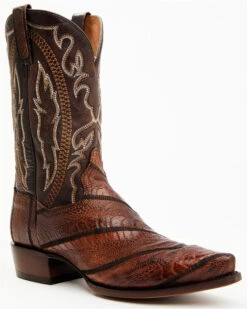 Dan Post Men's Exotic Wrapped Ostrich Leg Western Boots - Snip Toe -Walk The West Sales 2000381784 280 P1