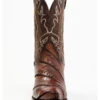 Dan Post Men's Exotic Wrapped Ostrich Leg Western Boots - Snip Toe -Walk The West Sales 2000381784 280 P4