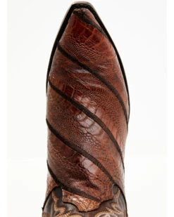 Dan Post Men's Exotic Wrapped Ostrich Leg Western Boots - Snip Toe -Walk The West Sales 2000381784 280 P6