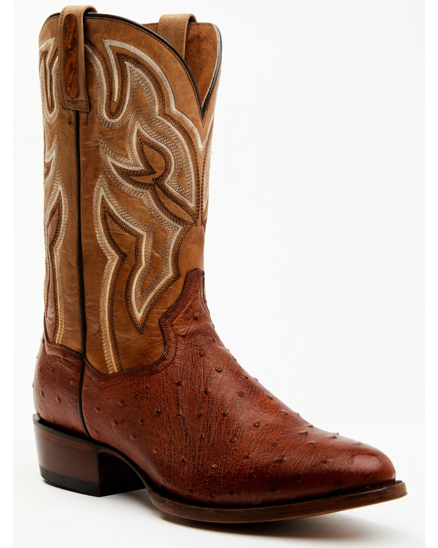 Dan Post Men's Hand Ostrich Quill Exotic Western Boots - Medium Toe 8 Dan Post Men's Hand Ostrich Quill Exotic Western Boots - Medium Toe - Image 6