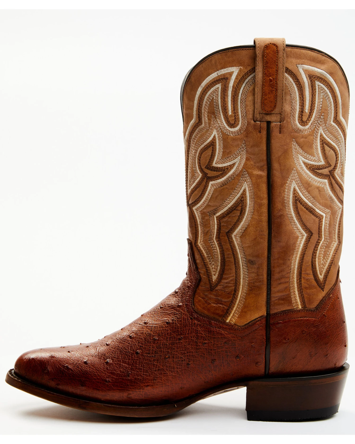 Dan Post Men's Hand Ostrich Quill Exotic Western Boots - Medium Toe 7 Dan Post Men's Hand Ostrich Quill Exotic Western Boots - Medium Toe - Image 5