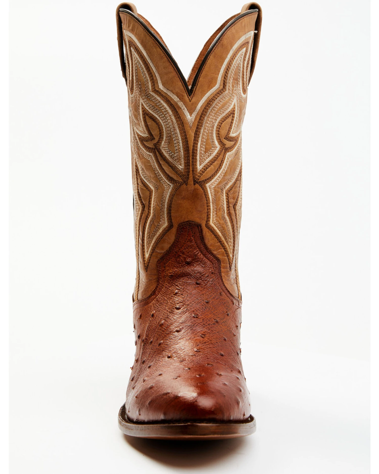 Dan Post Men's Hand Ostrich Quill Exotic Western Boots - Medium Toe 9 Dan Post Men's Hand Ostrich Quill Exotic Western Boots - Medium Toe - Image 7