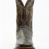 Dan Post Men's Hand Ostrich Quill Western Boots - Broad Square Toe -Walk The West Sales 2000381790 020 P4