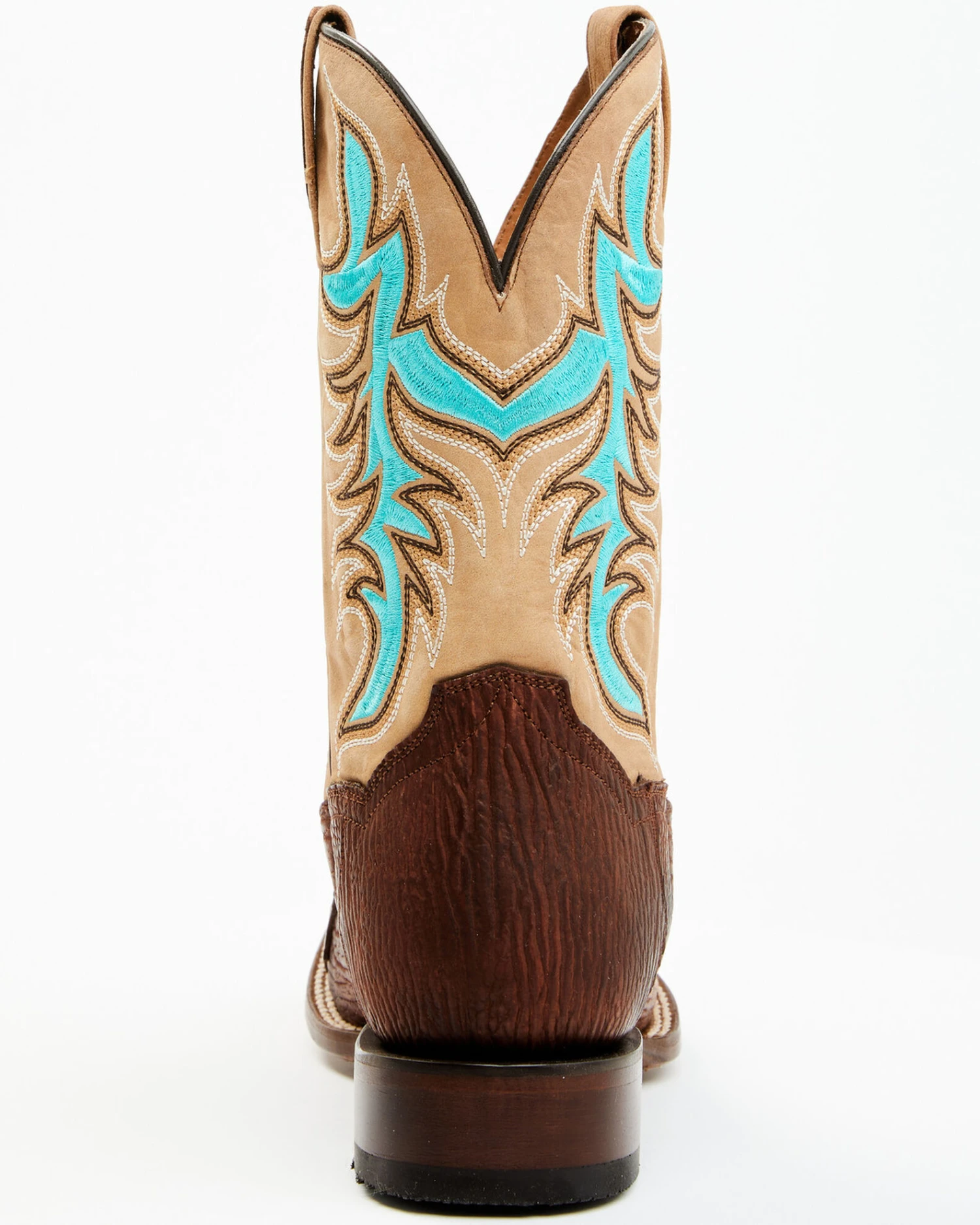 Dan Post Men's Exotic Shark Western Boots - Broad Square Toe 8 Dan Post Men's Exotic Shark Western Boots - Broad Square Toe - Image 6