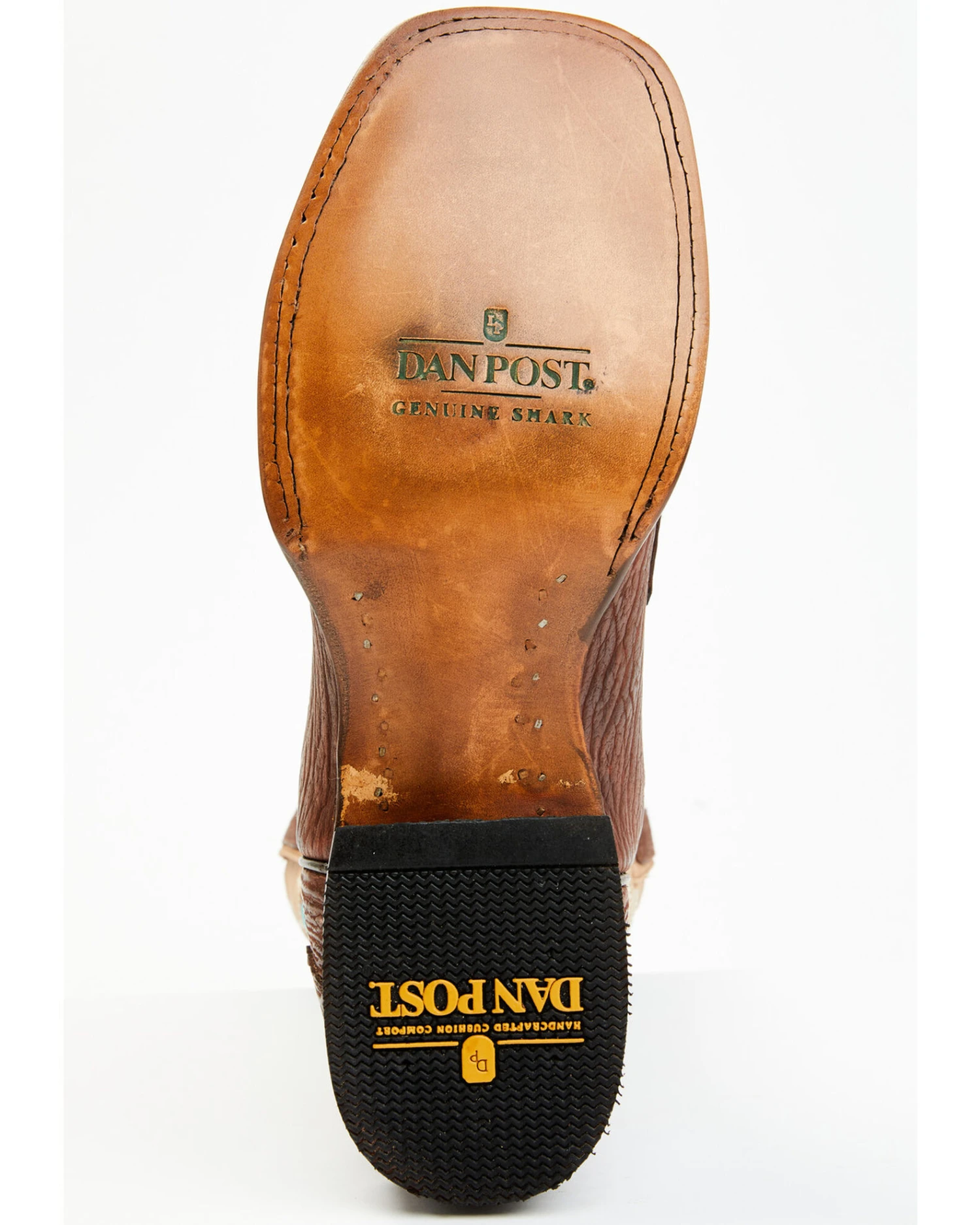 Dan Post Men's Exotic Shark Western Boots - Broad Square Toe 4 Dan Post Men's Exotic Shark Western Boots - Broad Square Toe - Image 2