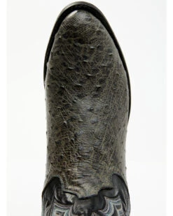 Dan Post Men's Exotic Full-Quill Ostrich Western Boots - Round Toe -Walk The West Sales 2000381795 020 P6