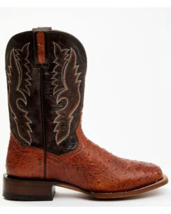 Dan Post Men's Exotic Full-Quill Ostrich Western Boots - Broad Square Toe -Walk The West Sales 2000381798 235 P2