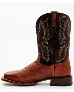 Dan Post Men's Exotic Full-Quill Ostrich Western Boots - Broad Square Toe -Walk The West Sales 2000381798 235 P3