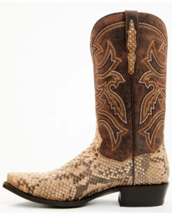 Dan Post Men's Exotic Python Western Boots - Snip Toe