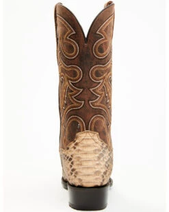Dan Post Men's Exotic Python Western Boots - Snip Toe -Walk The West Sales 2000382249 101 P5