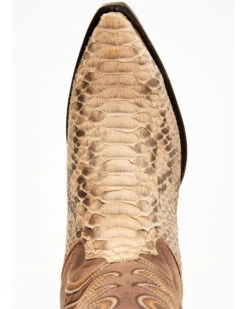 Dan Post Men's Exotic Python Western Boots - Snip Toe -Walk The West Sales 2000382249 101 P6