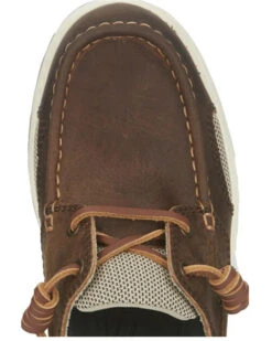 Justin Men's Angler Western Casual Shoes - Moc Toe
