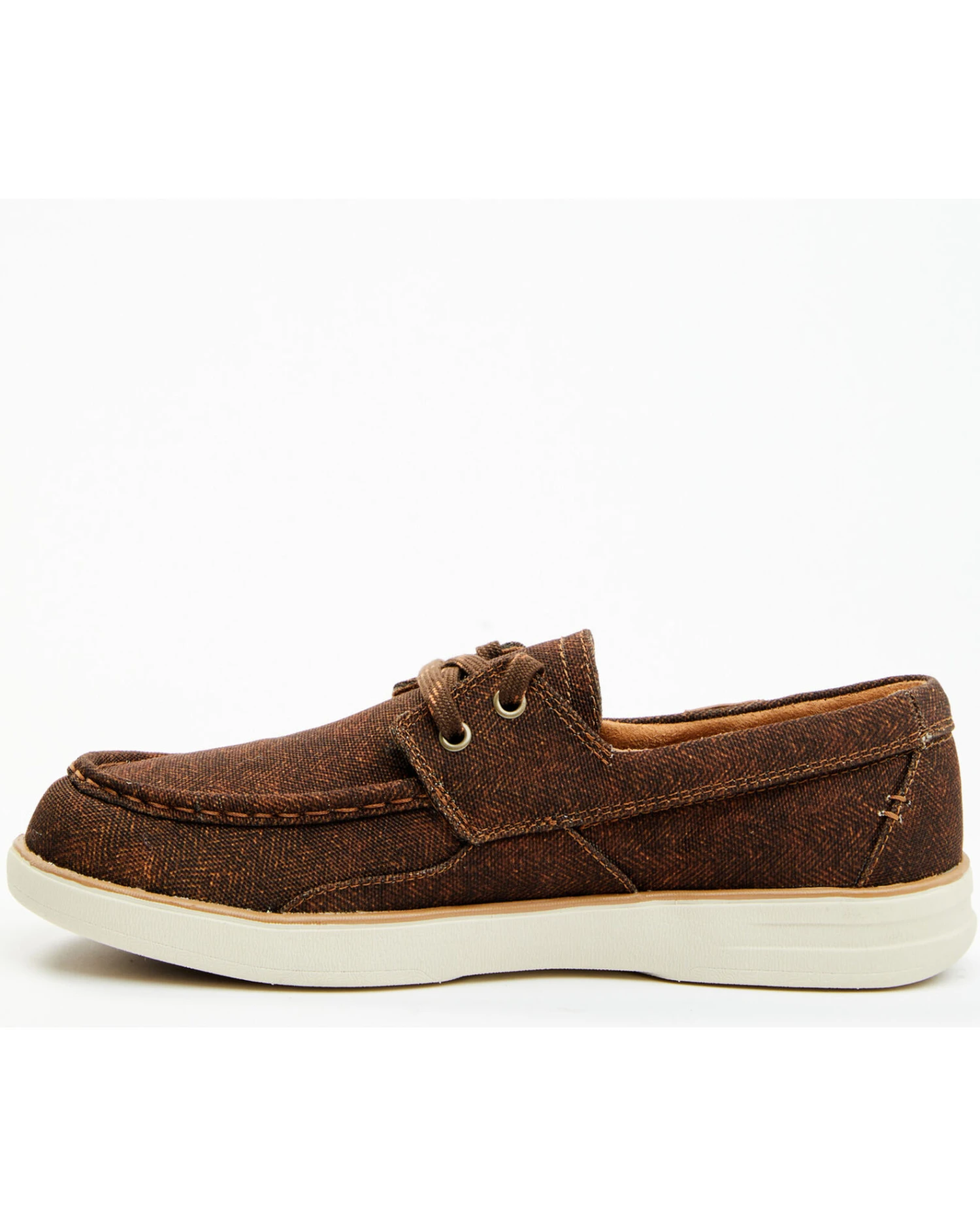 RANK 45 Men's Sanford Herringbone Western Casual Shoes - Moc Toe 6 RANK 45 Men's Sanford Herringbone Western Casual Shoes - Moc Toe - Image 4