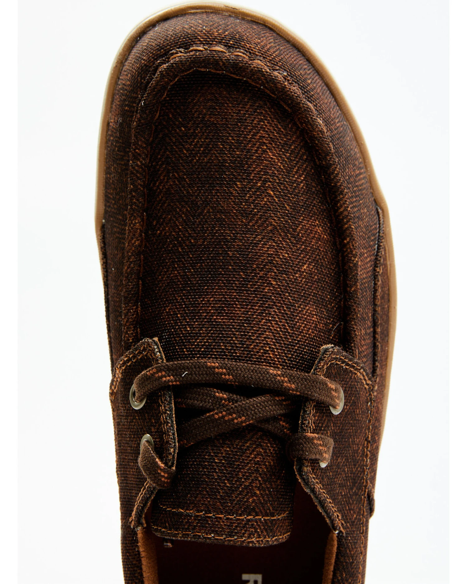 RANK 45 Men's Sanford Herringbone Western Casual Shoes - Moc Toe 4 RANK 45 Men's Sanford Herringbone Western Casual Shoes - Moc Toe - Image 2