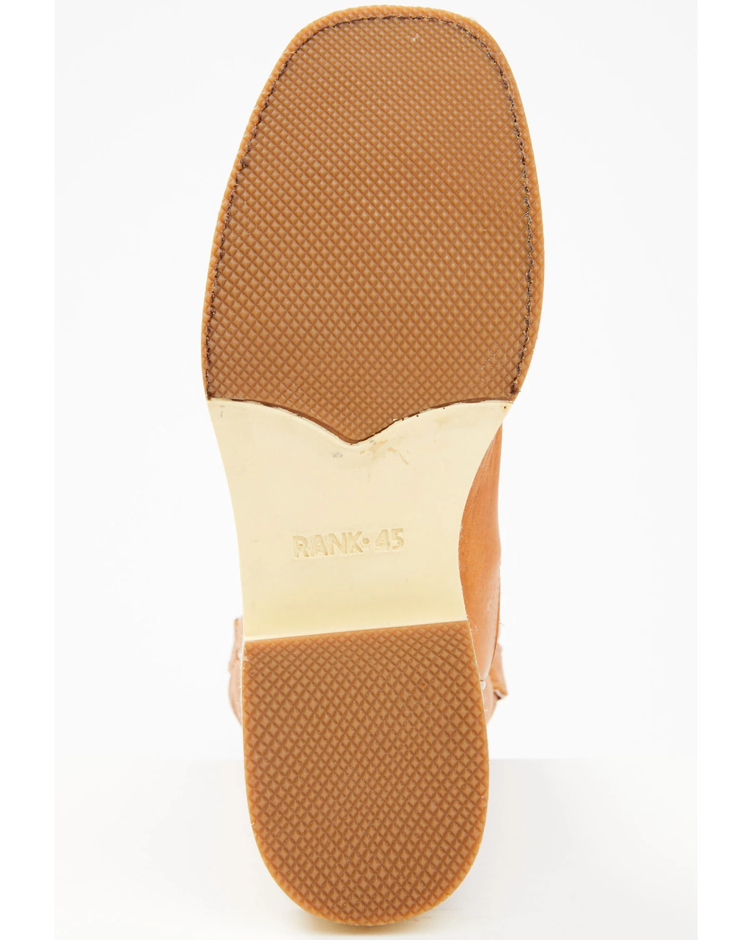 RANK 45 Men's Crepe Western Performance Boots - Broad Square Toe 7 RANK 45 Men's Crepe Western Performance Boots - Broad Square Toe - Image 5