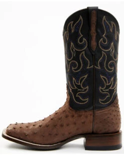 Cody James Men's Exotic Full Quill Ostrich Western Boots - Broad Square Toe -Walk The West Sales 2000386778 200 P3