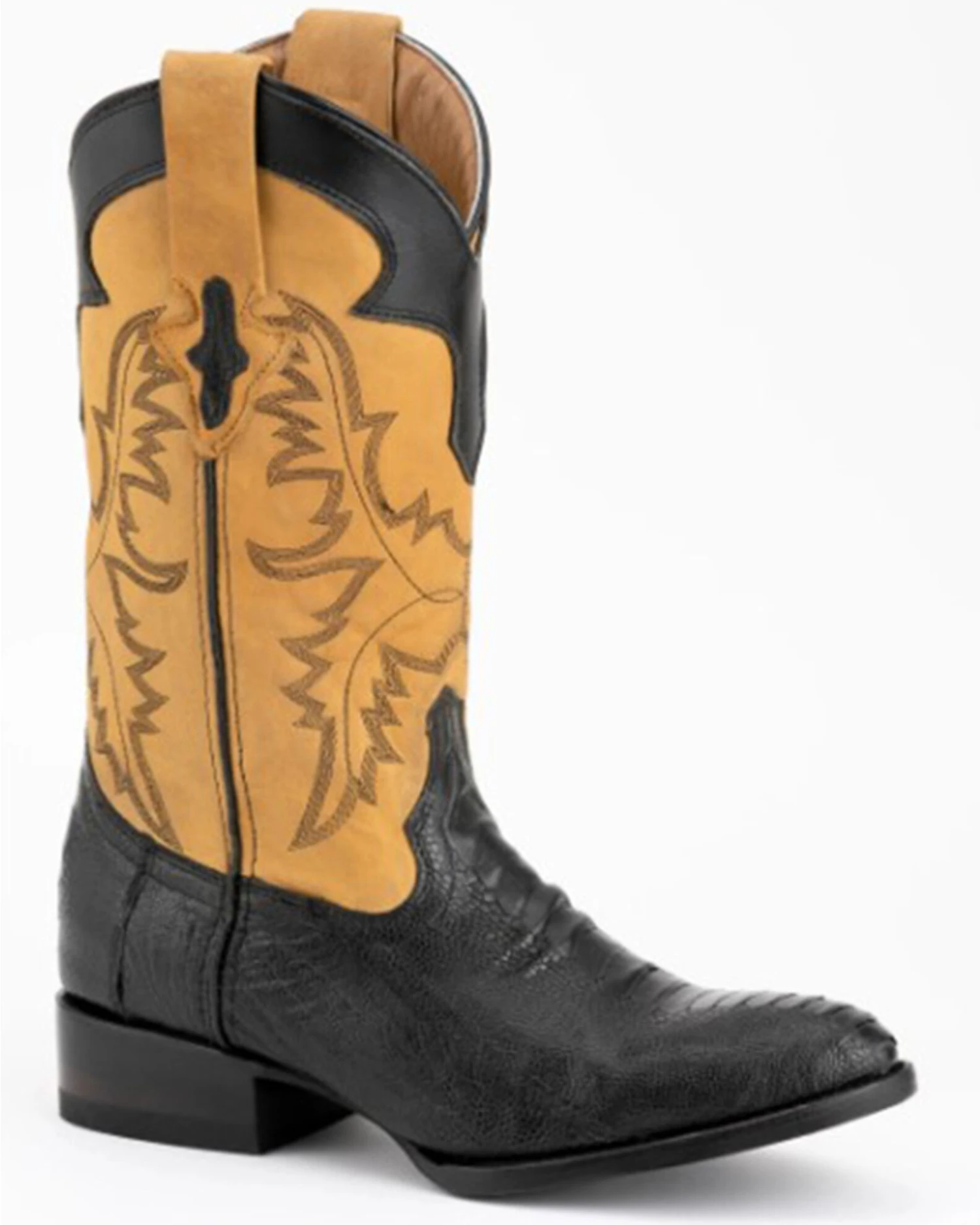 Ferrini Men's Nash Exotic Ostrich Leg Western Boots - Round Toe 7 Ferrini Men's Nash Exotic Ostrich Leg Western Boots - Round Toe - Image 5