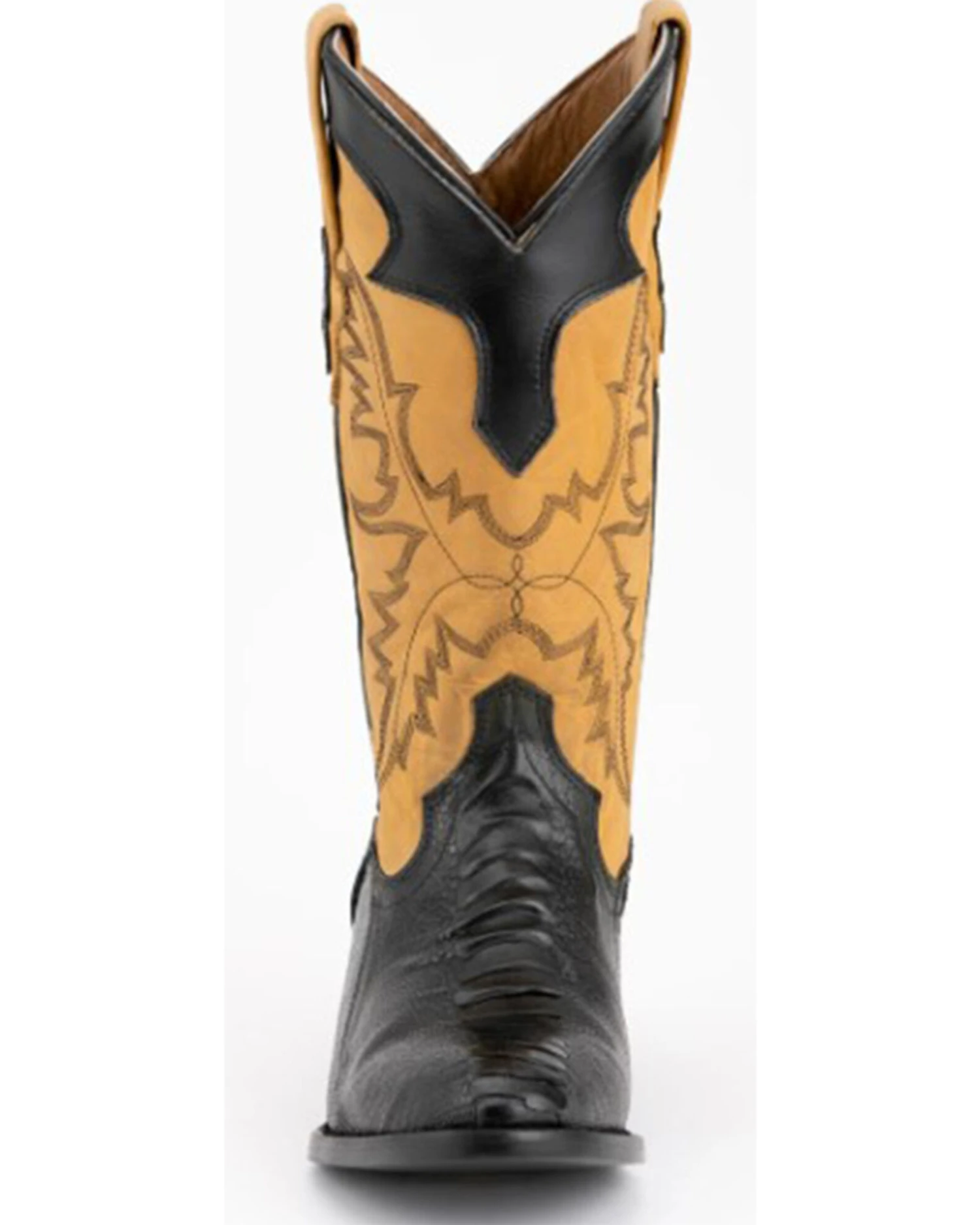 Ferrini Men's Nash Exotic Ostrich Leg Western Boots - Round Toe 4 Ferrini Men's Nash Exotic Ostrich Leg Western Boots - Round Toe - Image 2