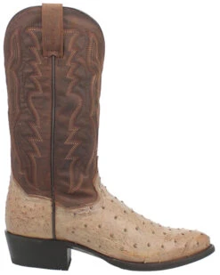 Dan Post Men's Pershing Full Quill Ostrich Western Boots - Medium Toe 10 Dan Post Men's Pershing Full Quill Ostrich Western Boots - Medium Toe -Walk The West Sales 2000395860 295 P2